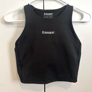 Bandit Stamina Race Crop in Black Size Small